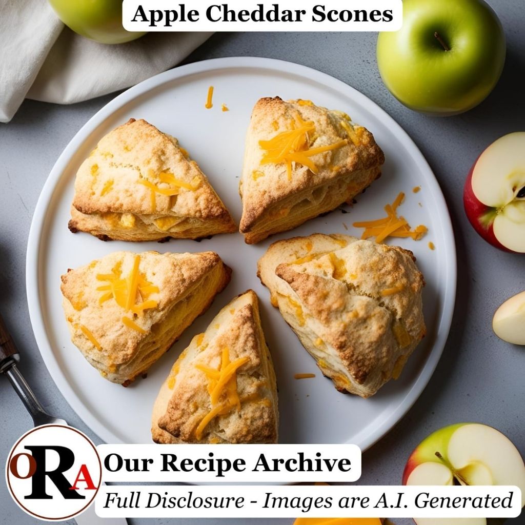 Apple Cheddar Scones