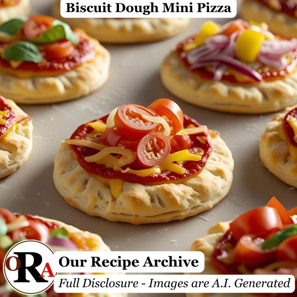 Biscuit Dough Mini&nbsp;Pizza