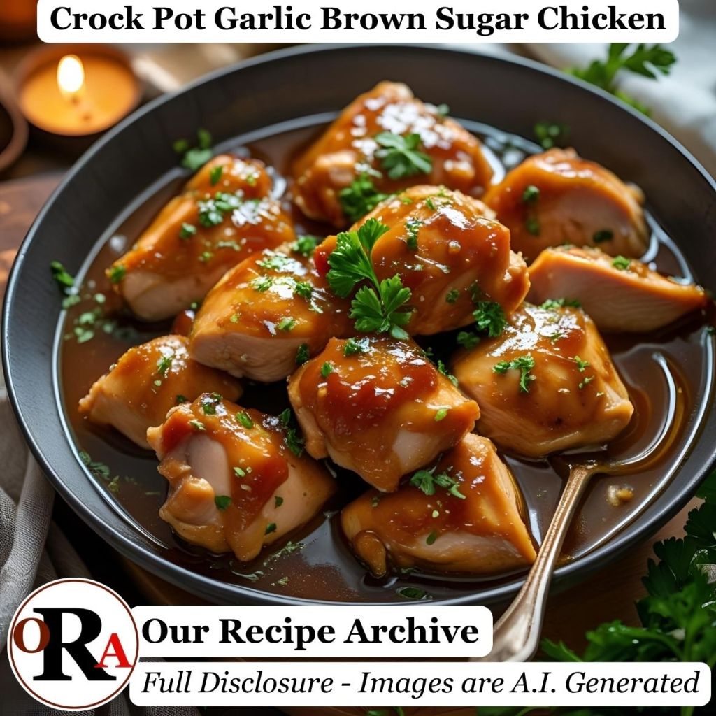 Crock Pot Garlic Brown Sugar&nbsp;Chicken