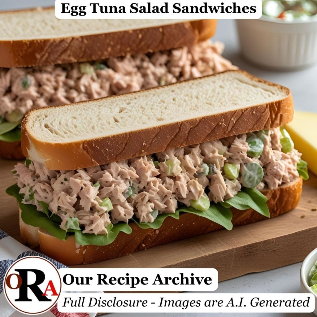 Egg Tuna Salad&nbsp;Sandwiches