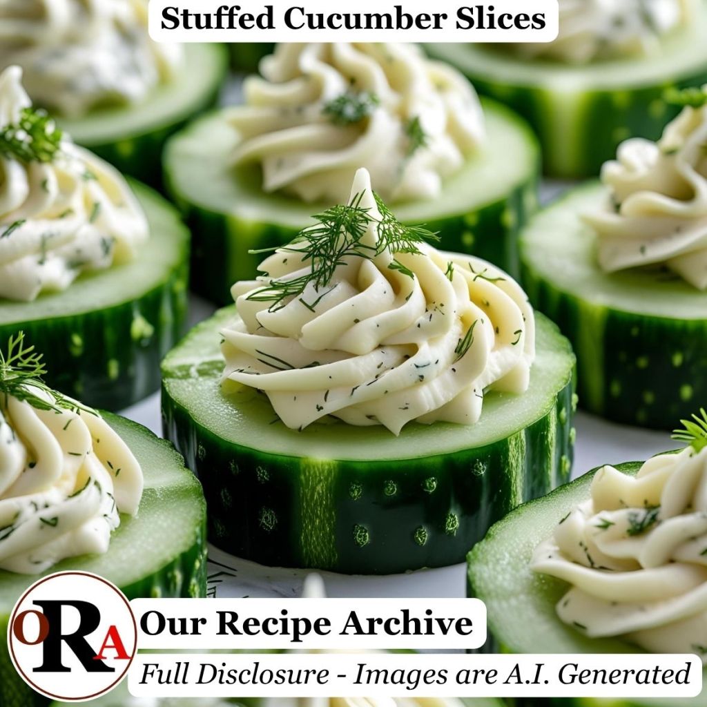 Stuffed Cucumber Slices